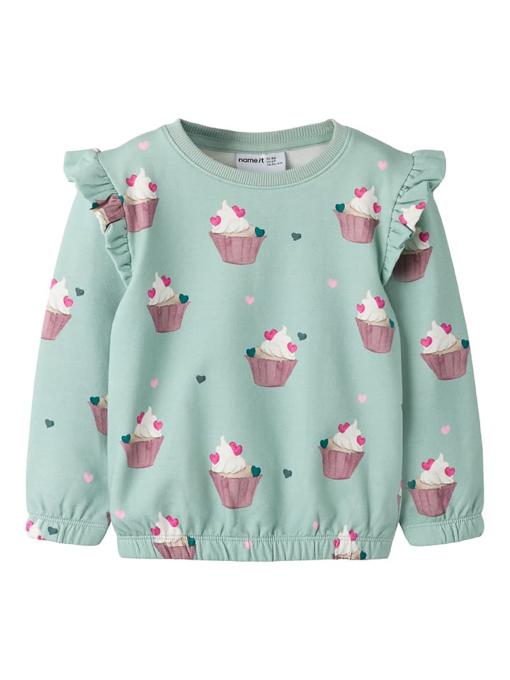 name it Sweatshirt "Pnaya" in Grün - 116