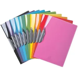 EXACOMPTA 20er Klemmmappen-Set »Iderma« PP mehrfarbig, 22x31 cm