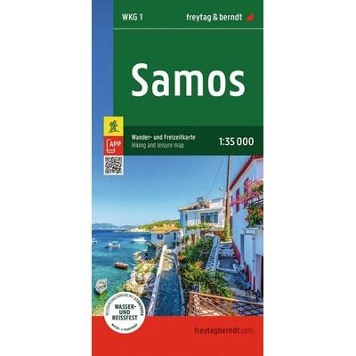 freytag & berndt Wanderkarte WKG 1 Samos 1:35.000, Sonstige von , KOMPASS Freytag & Berndt, 978-3-7079-2067-3