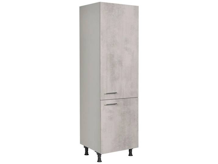 Nobilia Geräteumbauschrank Riva, Hellgrau, 1 Fächer, nur wie online abgebildet bestellbar, 60x216.6x58 cm, Blauer Engel, Pefc, Goldenes M, Made in Germany, DGM-Klimapakt, Küchen, Küchenmöbel, Küchenschränke, Geräteumbauschränke