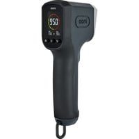 Infrarot-Thermometer schwarz, Display mit Hintergrundbeleuchtung