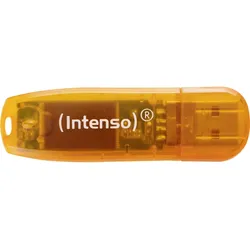 Intenso Rainbow Line - USB-Flash-Laufwerk - 64 GB - USB - orange