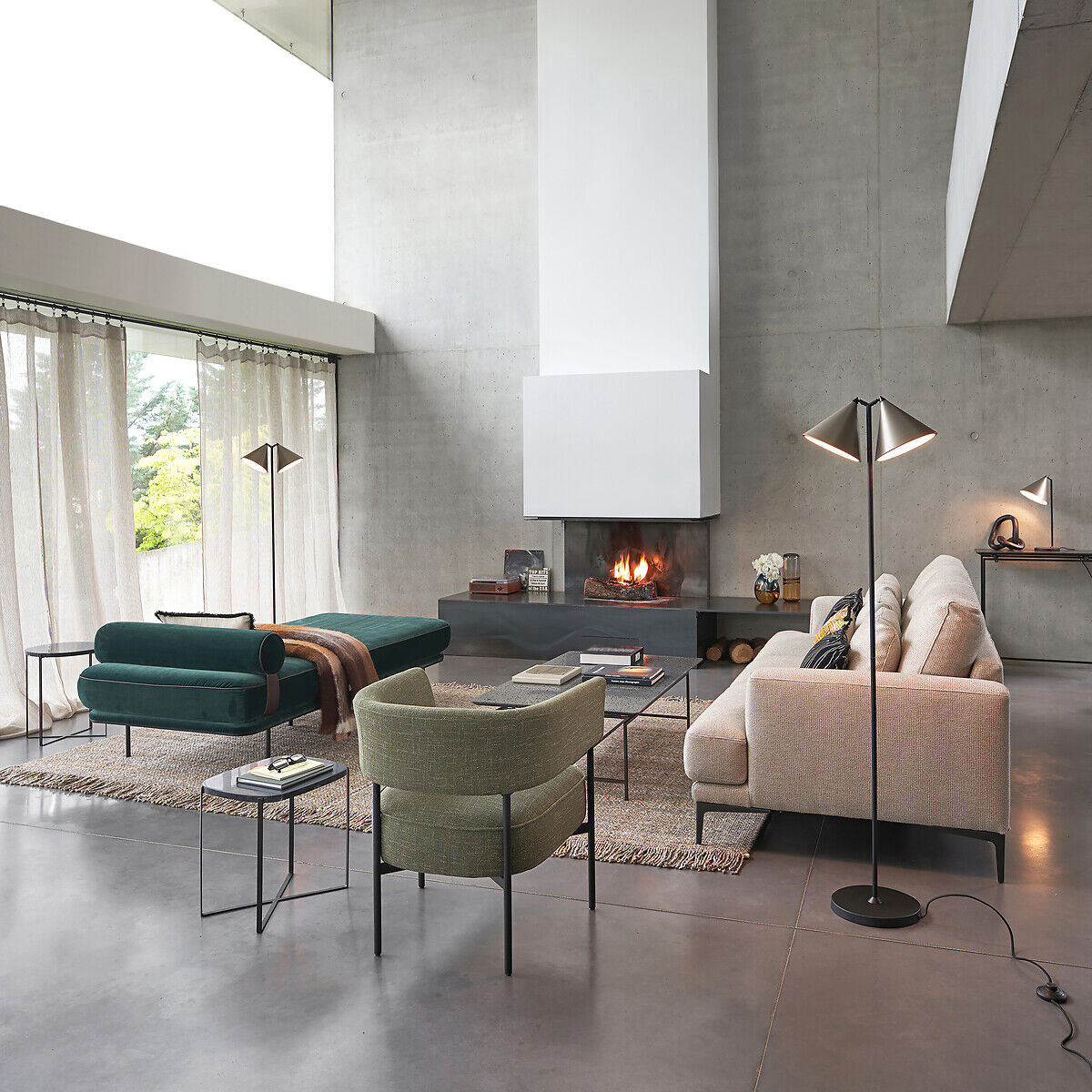 AM.PM Lampadaire liseuse métal fer, MOKE