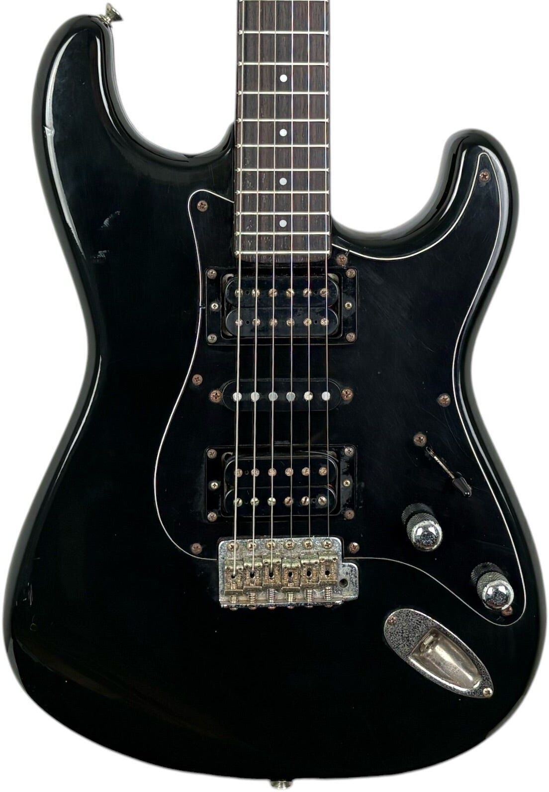 Squier Japan Stratocaster Contemporary Series 1985-1986 - Czarny   czarny - Refurbished