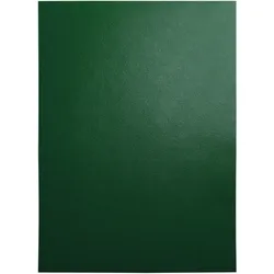 100 Rückendeckel Karton A4, Nobless, ohne Rille, grün