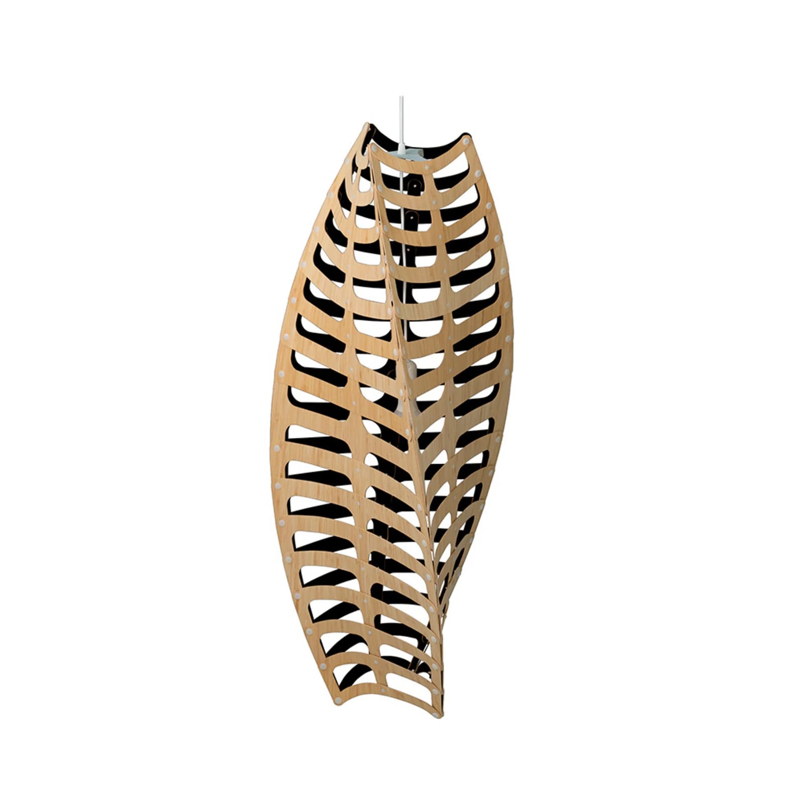 David Trubridge Toru Hanglamp Large - Zwart - Bamboe