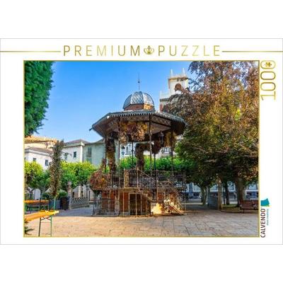 CALVENDO Puzzle Pavillon vor dem Theater Principal | 1000 Teile Lege-Größe 64x48cm Foto-Puzzle für glückliche Stunden
