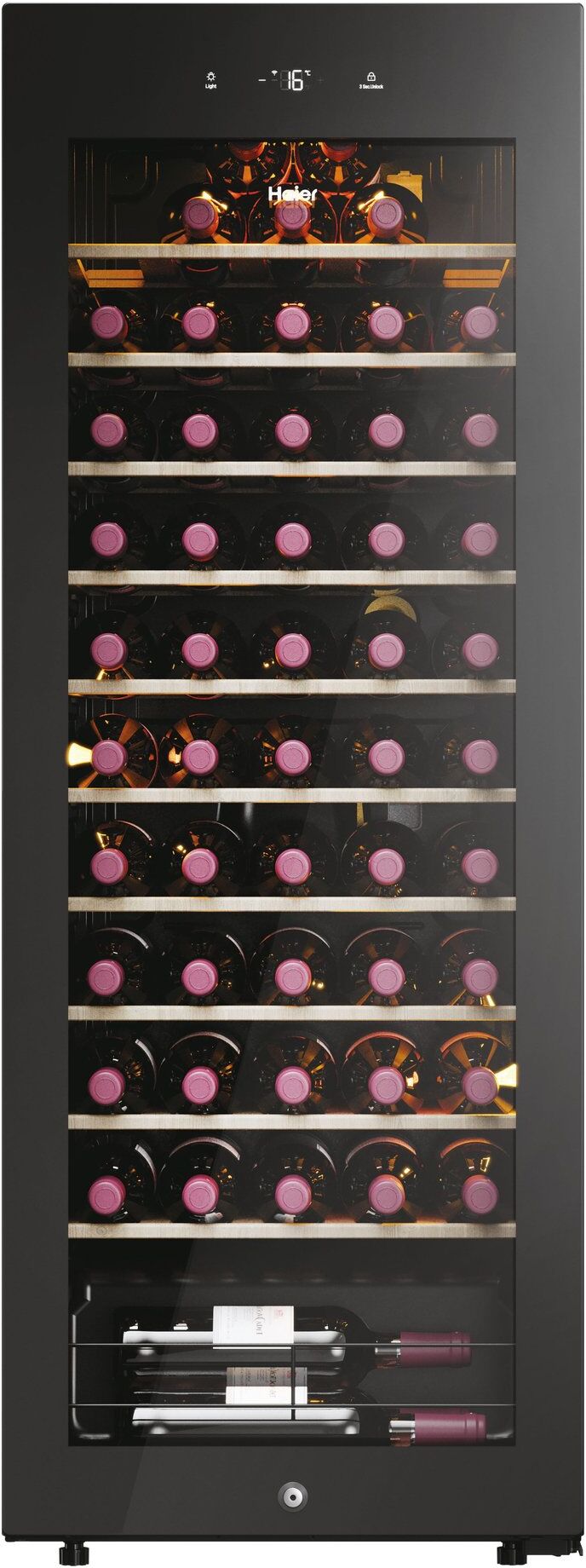 Cantinetta Haier 34005568 SERIE 3 HWS58GGH1 Wine Bank 50 Black