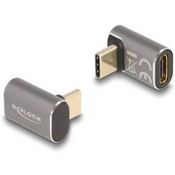 Delock USB 2.0 Adapter [1x USB-C® Stecker - 1x USB-C® Buchse] 60054 0 mm Metall
