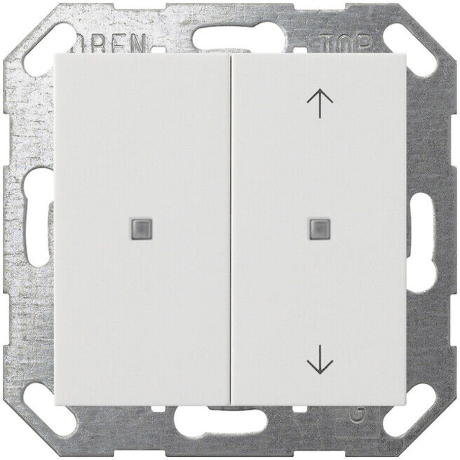 Gira KNX Interrupteur à bascule 2f blanc non imprimé/flèches 517503 (517503)
