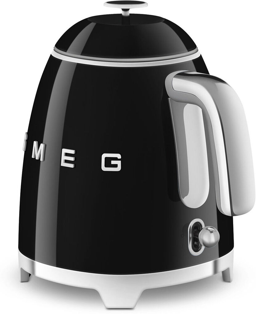 Smeg KLF05 50s Style Retro Mini Kettle 0.8L Black 0.8L