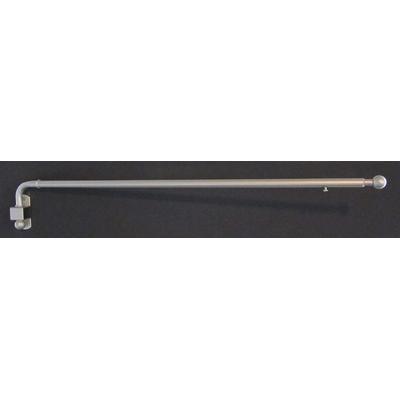 Schwenkstange INDEKO "Schwenkstange", silber (mattnickelfarben), Ø:12mm, Metall, Gardinenstangen