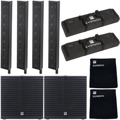 HK Audio Elements 2x835/E115 Power Set noir