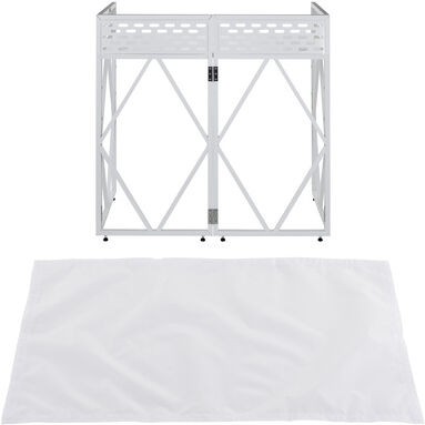 Roadworx DJ Table ALU White Blanc