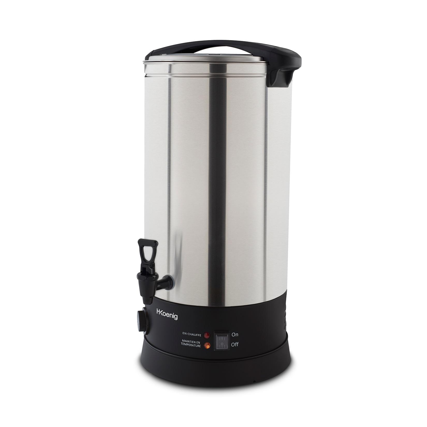 H.Koenig Multifunktionaler LEGI25, Sterilisator für Einmachgläser und Zubereitung von heißen Rezepten, 25 l, Edelstahl