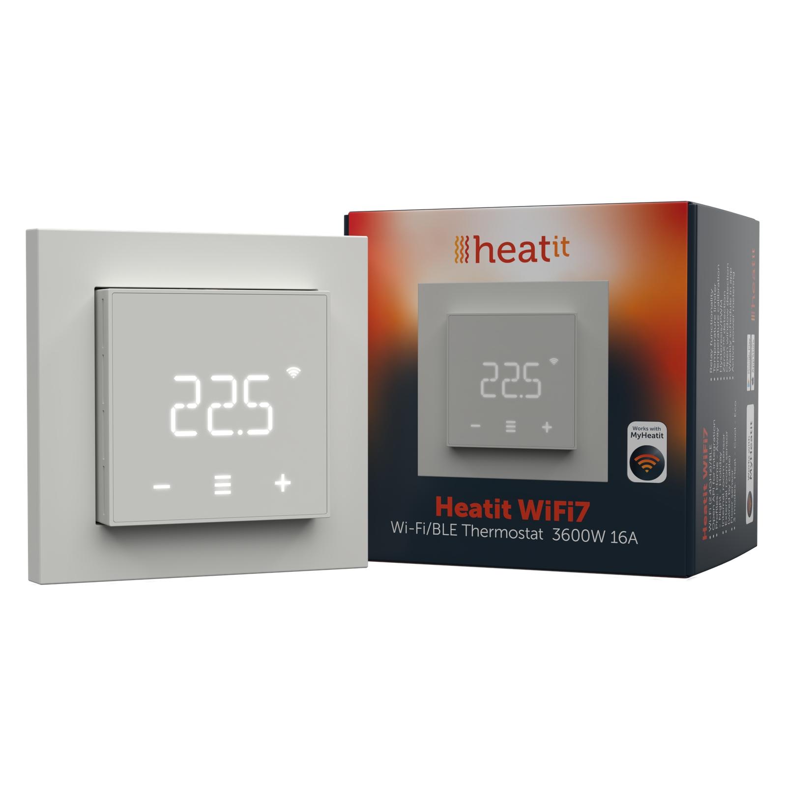 Heatit WiFi7 Thermostat (Weiss RAL 9003) (72419410)