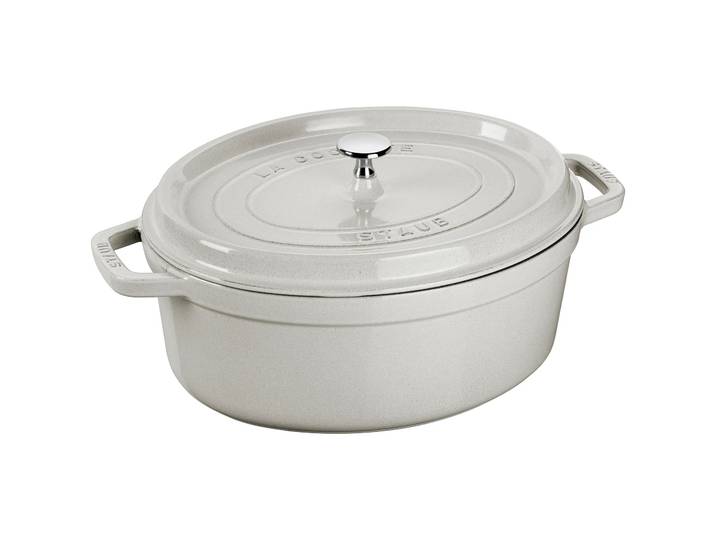 STAUB Fait-tout Staub White Truffle oval 8 l
