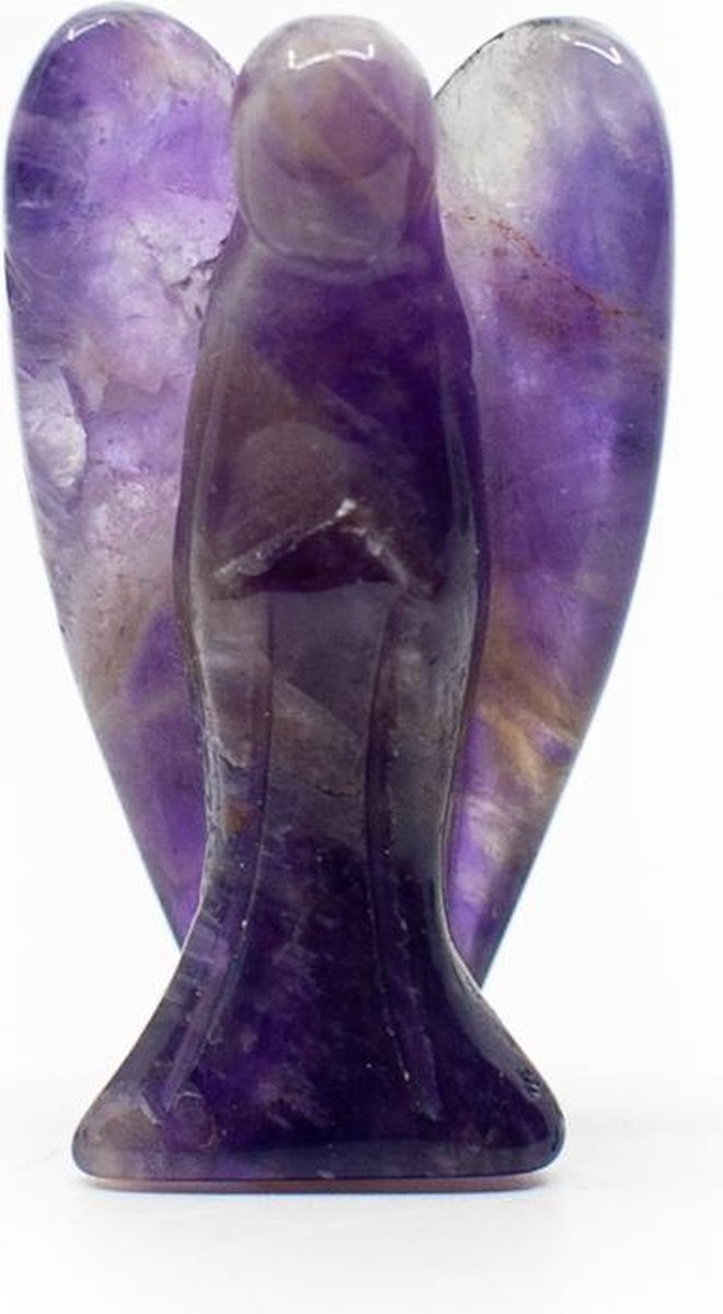 Staande Engel Amethist voor op tafel, 3,5 cm