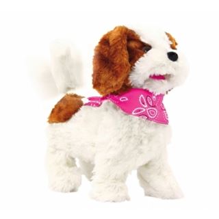 Jamara Plüschhund Lucky RC weiss/braun 27MHz