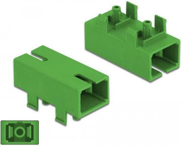 Delock LWL-koppeling voor printplaat, SC simplex naar SC simplex, single-mode, groen