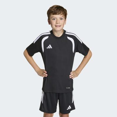 Fußballtrikot ADIDAS PERFORMANCE "TIRO26 LIGA KIDS TRIKOT", Jungen, Gr. 176, schwarz, weiß, Obermaterial: 100% Polyester, Rundhals, Trikots Fußballtrikot, für Kinder, ohne Verschluss, mit climacool