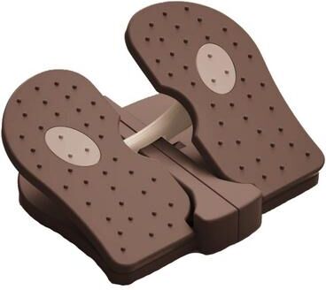 Smart Shopping Spot Foldable Mini Stepper Portable Foot Pedal Exerciser For Home Office Fitness coffee