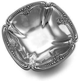 Wilton Armetale Belle Mont Small Square Serving Bowl, 9.25-Inch