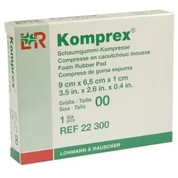Komprex Schaumgummi Kompresse Größe 00 oval