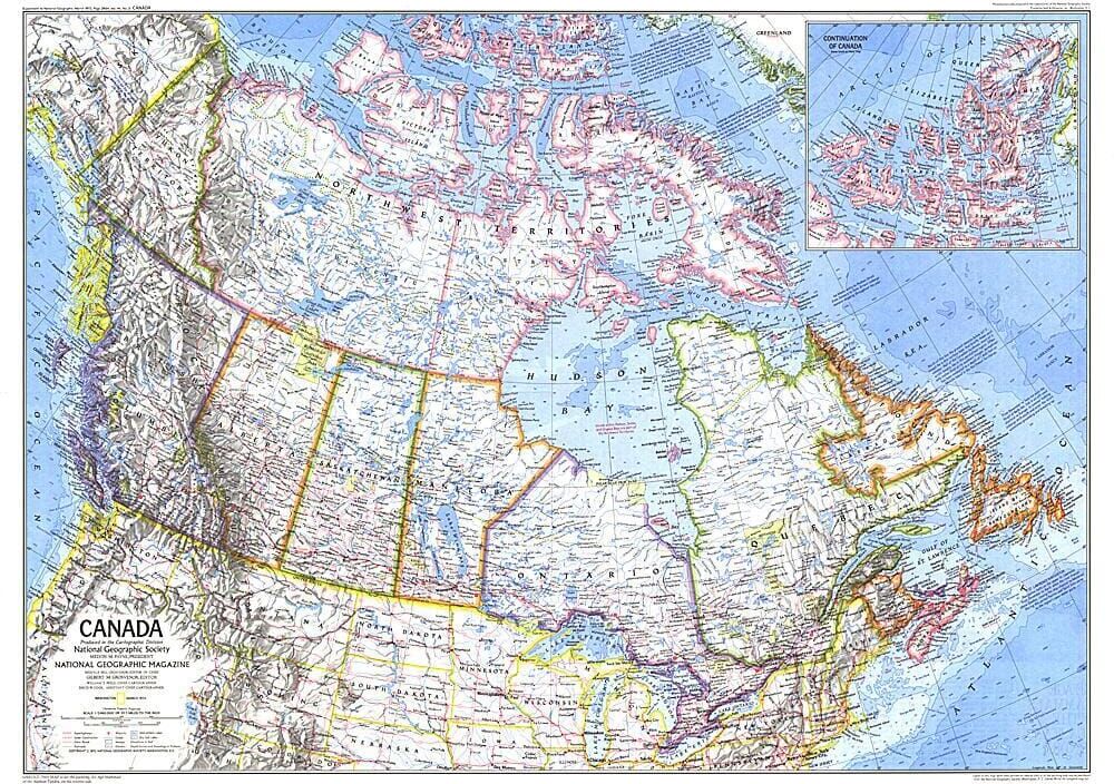 National Geographic Historic POD 1972 Canada