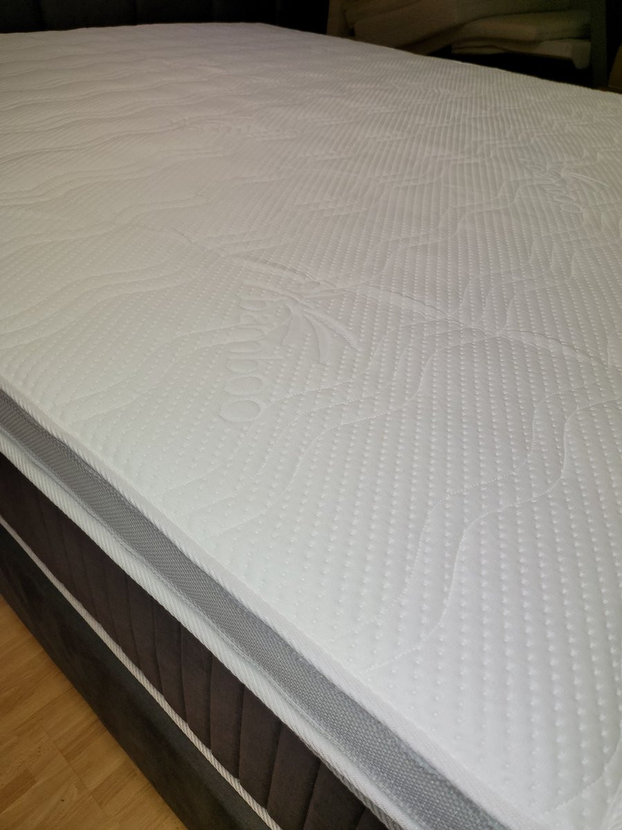 Topdek Matras Topper 3D Bamboo HYBRID +/- 11 cm dik, 80 x 200 cm