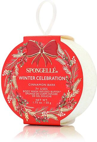Spongelle Spongellé Winter Celebration Body Wash Infused Buffer, Cinnamon Bark
