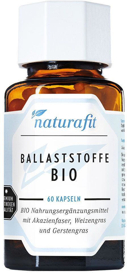 Naturafit Ballaststoffe Bio 60 St Kapseln
