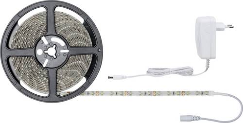 Paulmann SimpLED 78972 LED-Streifen-Komplettset mit Stecker 12V 5m Warmweiß 1St.