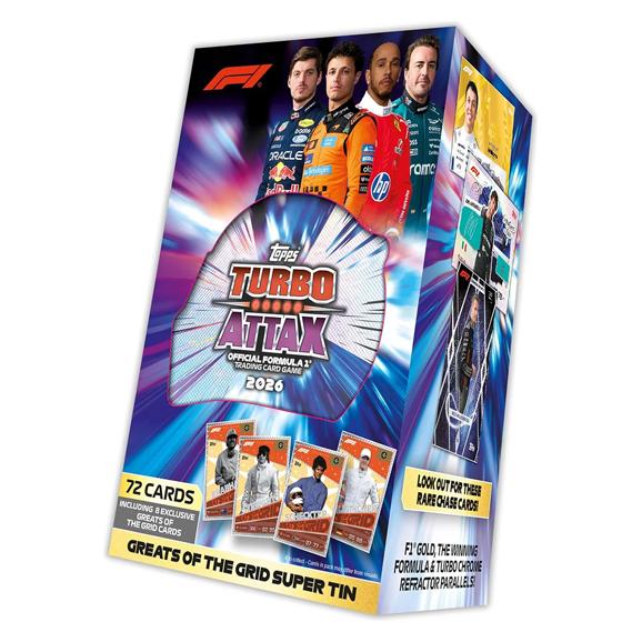 Topps Formula 1 Turbo Attax Super Tin (Englisch, Tin) (F1TA26-06)