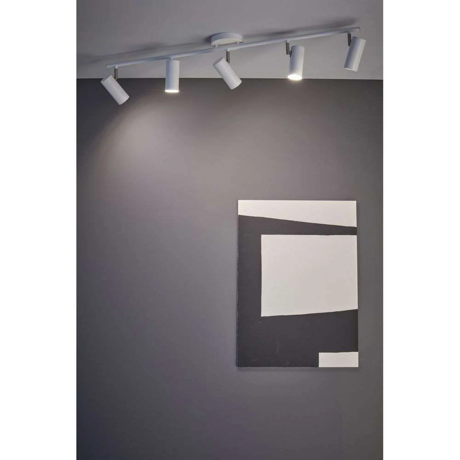 Markslöjd Barcelona Plafondlamp Wit - Metaal - 5 Lichtpunten