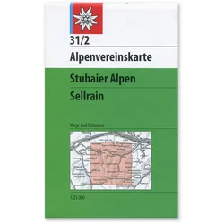 Alpenvereinskarten Sellrain mit Ski