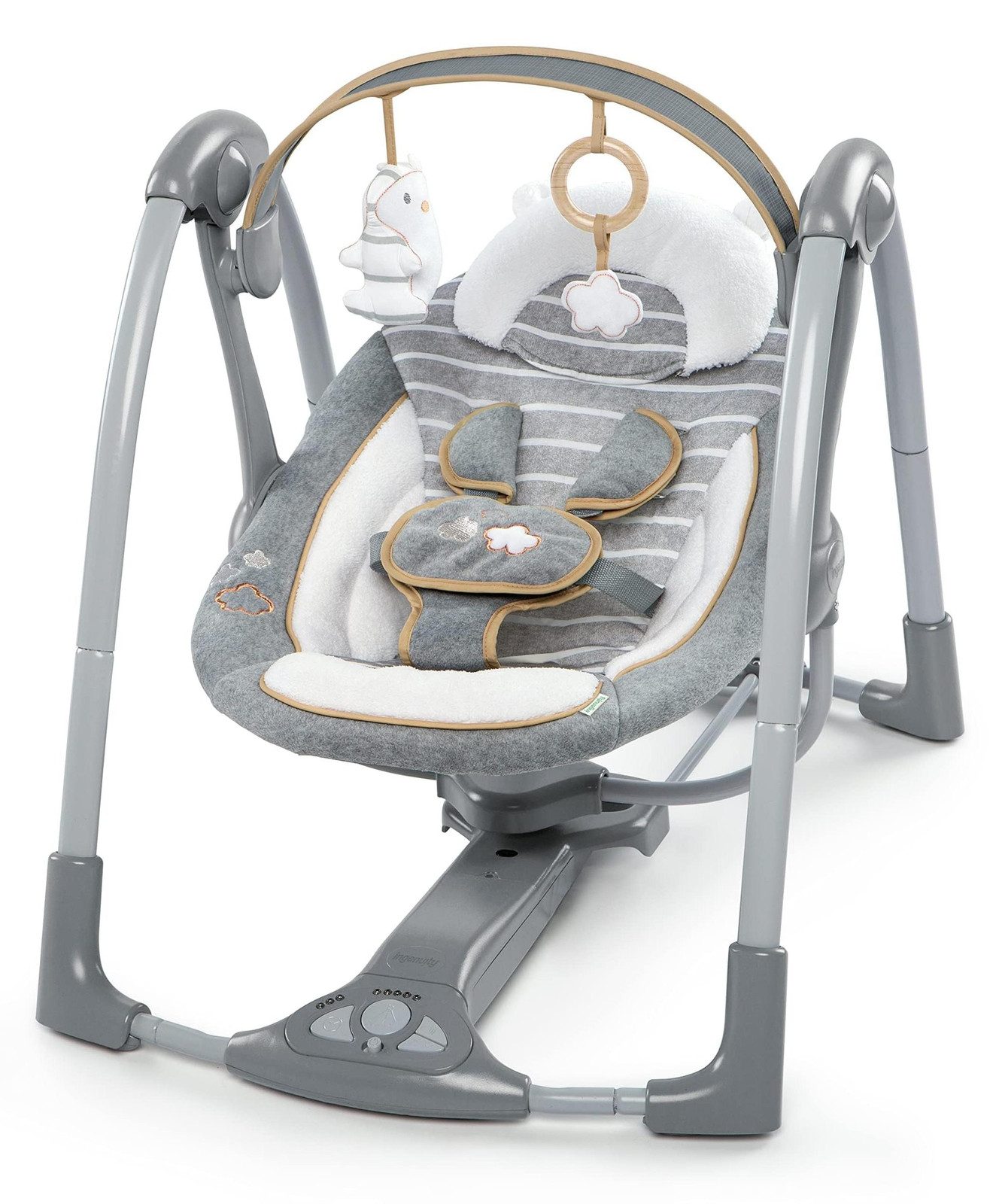 Ingenuity Draagbare babywieg Swing'n'Go Bella Teddy