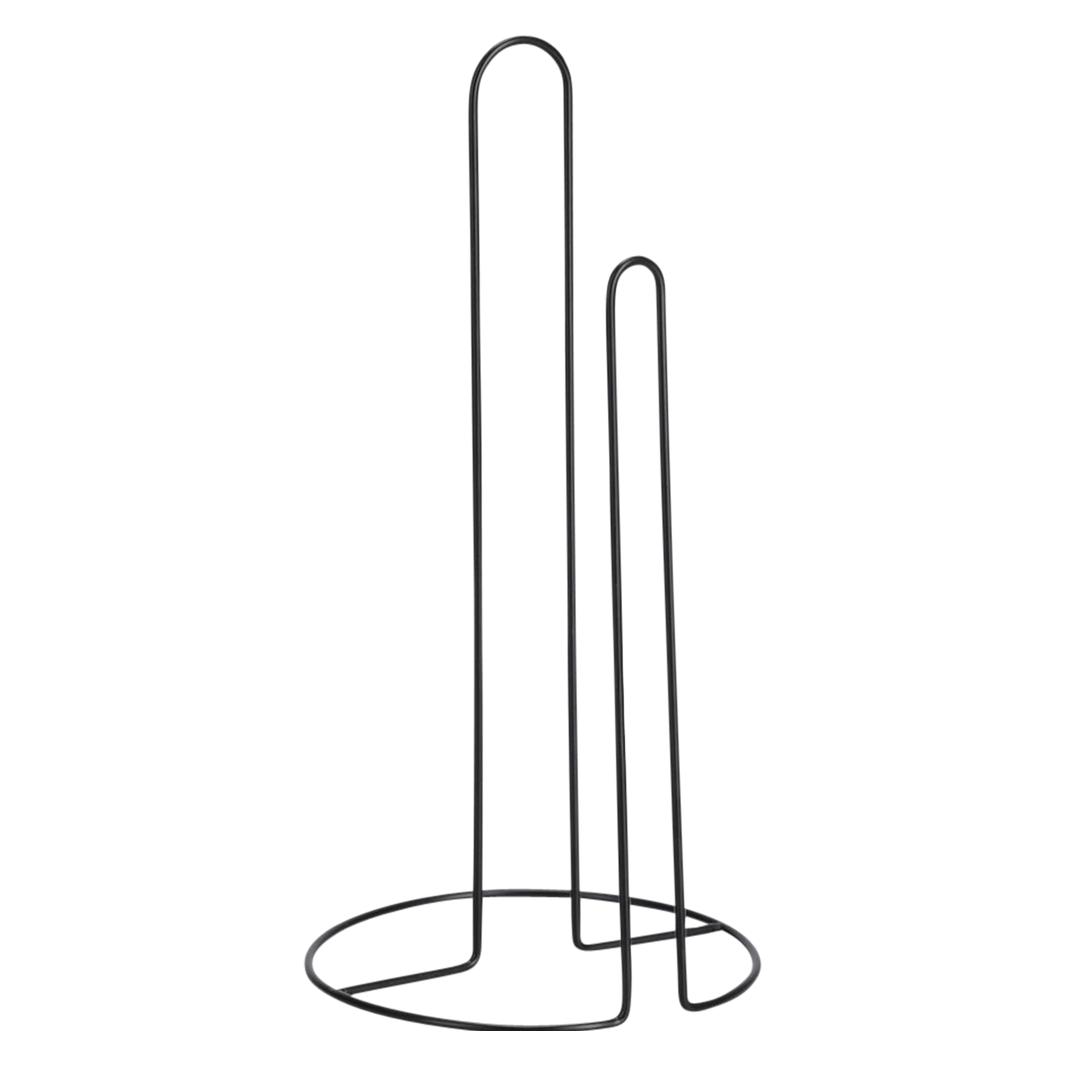 Zeller Present Küchenrollenhalter, Metall, schwarz (27442-135960.0900)