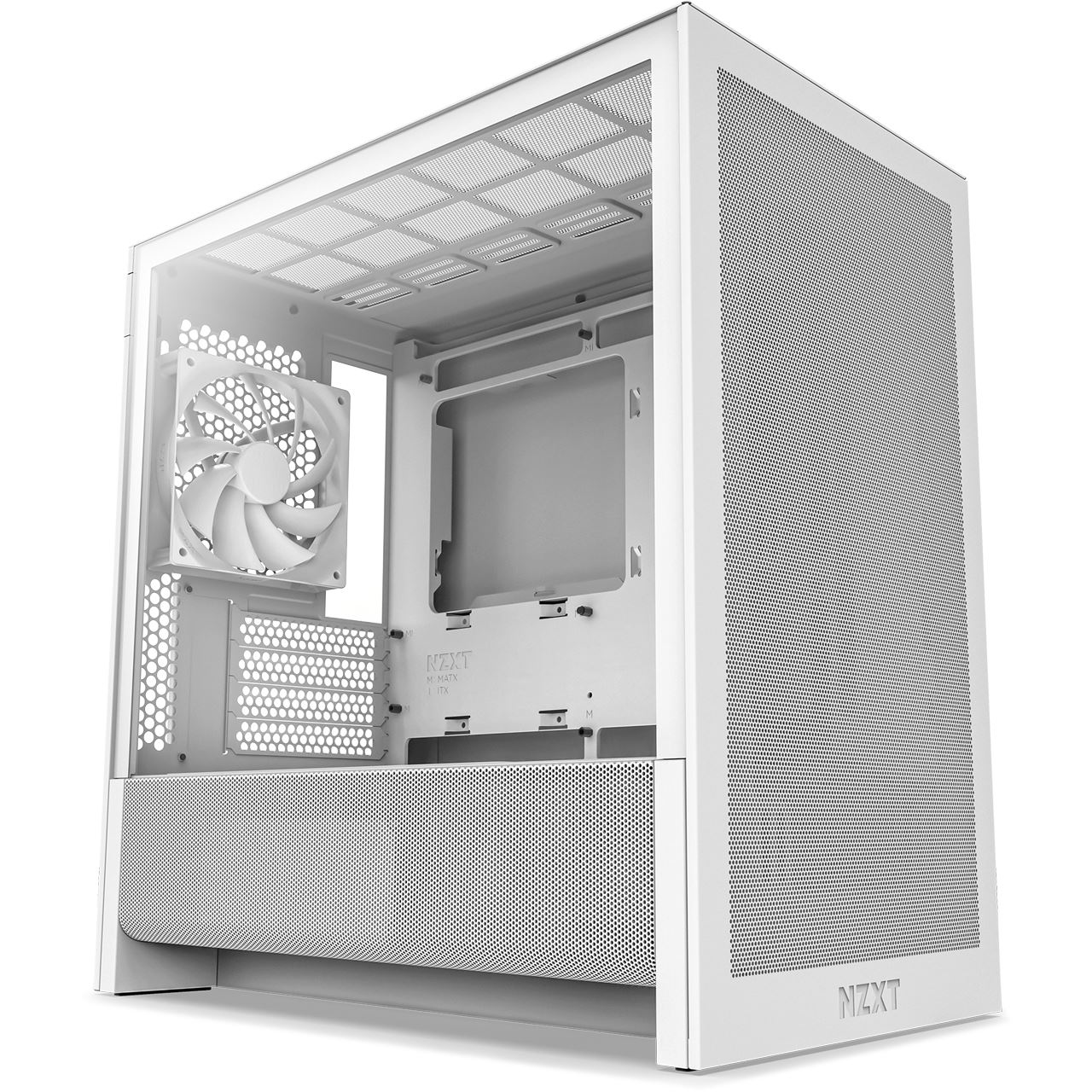 NZXT H3 Flow (2025) Mini Tower ohne Netzteil weiss