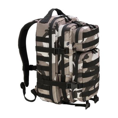 Rucksack BRANDIT "Brandit Herren Medium US Cooper Backpack", Gr. onesize, grau (urban), Polyester, Rucksäcke Rucksack