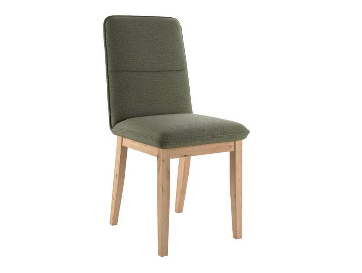 P & B Stuhl, Grün, Holz, Eiche, vollmassiv, 47x91x44 cm, Esszimmer, Stühle, Esszimmerstühle, Vierfußstühle