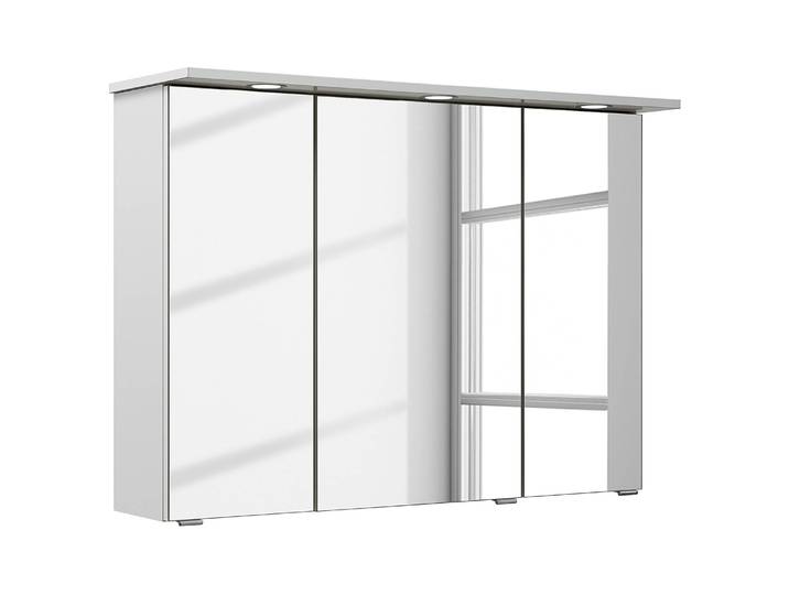 Beleuchteter Spiegelschrank Emma 95cm Weiß