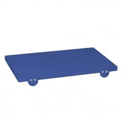 Blaues Schneidebrett 60 x 40 x 2 cm mit Teflon-Anschlag