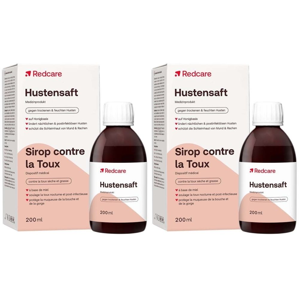 Redcare Hustensaft Doppelpack 2x200 ml