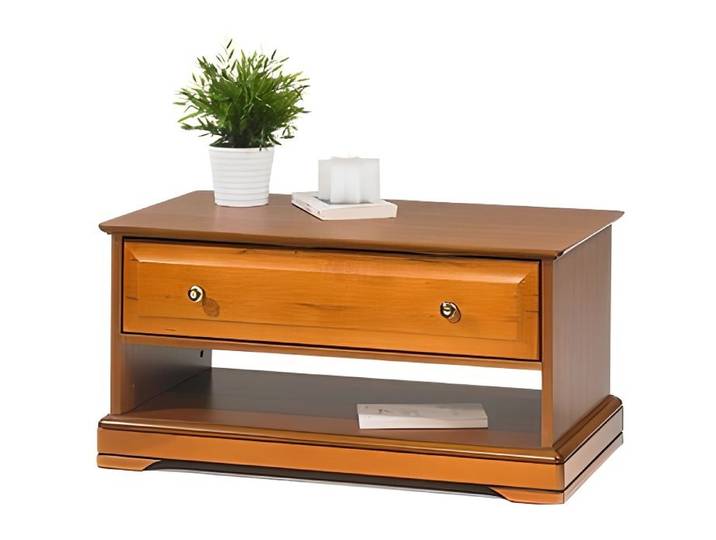 TABLE BASSE STYLE LOUIS PHILIPPE 1 TIROIR ALSACE