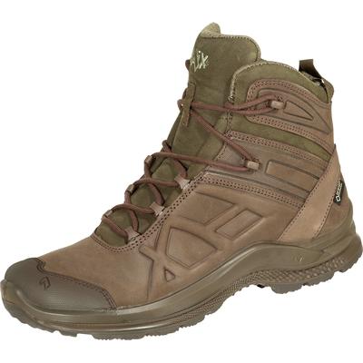 Wanderschuh HAIX "Black Eagle Nature GTX Ws mid", Damen, Gr. 8,5, grün (olive), Obermaterial: 100% Rindnubukleder CNU., Schuhe Wanderschuh