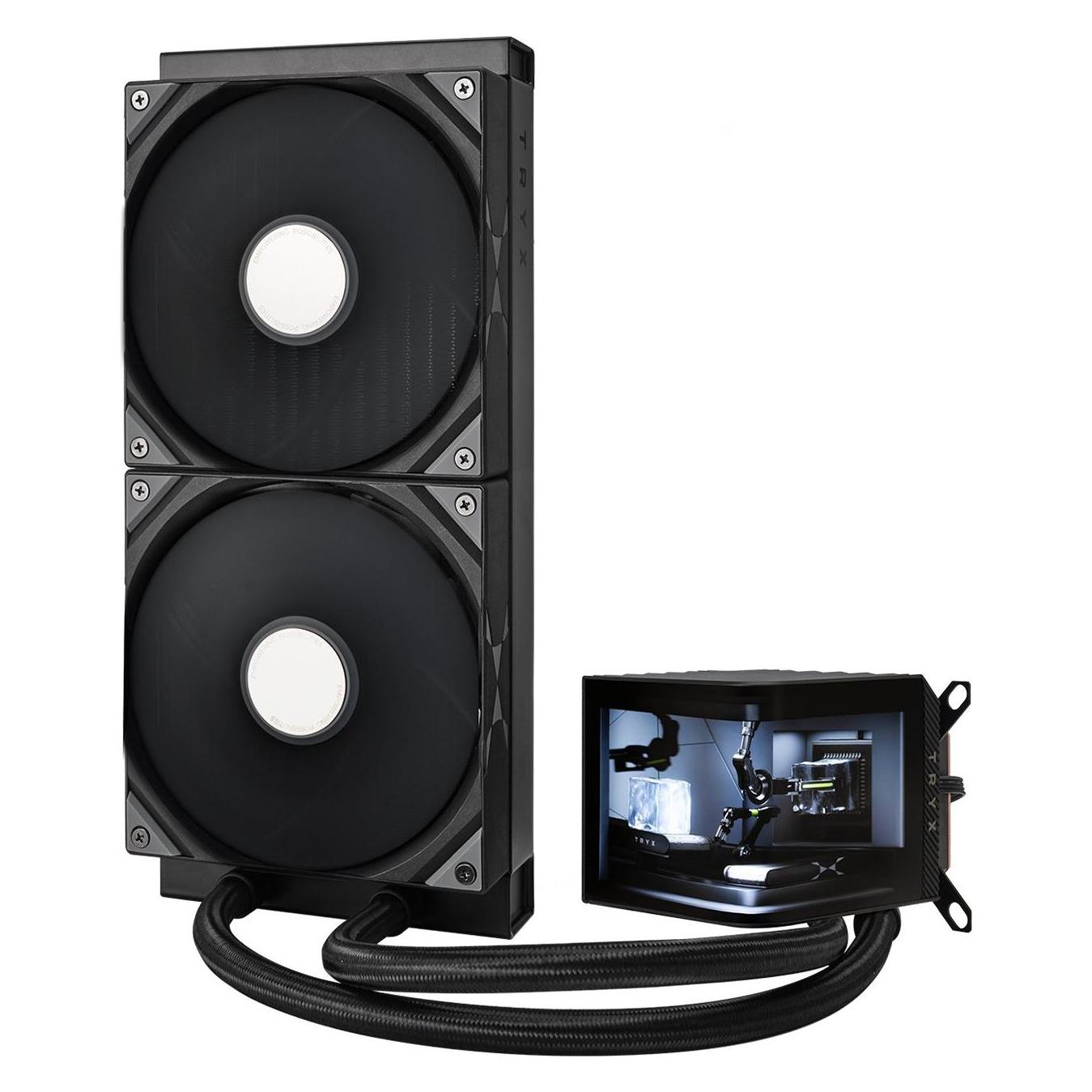 TRYX PANORAMA Komplett-Wasserkühlung - 280 mm, schwarz (L-P280N-DS2M-G0K)