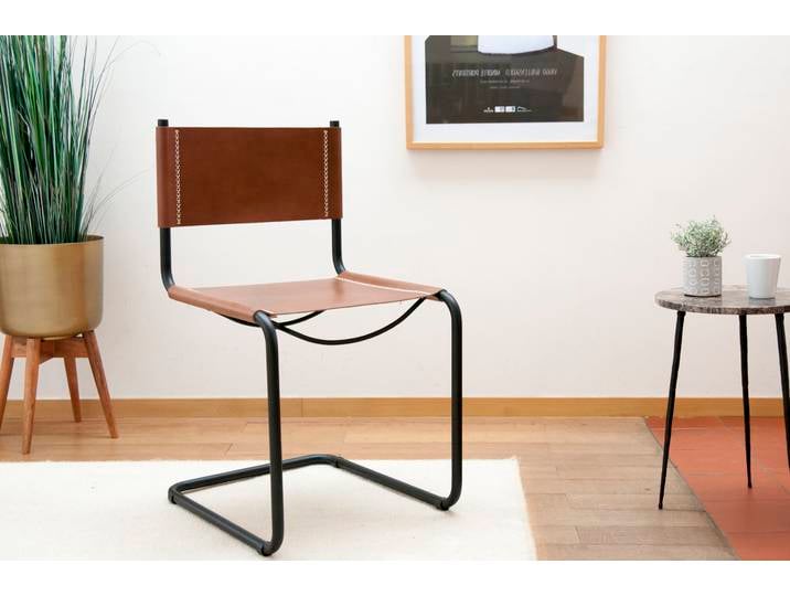 Chaise en cuir Whitechapel