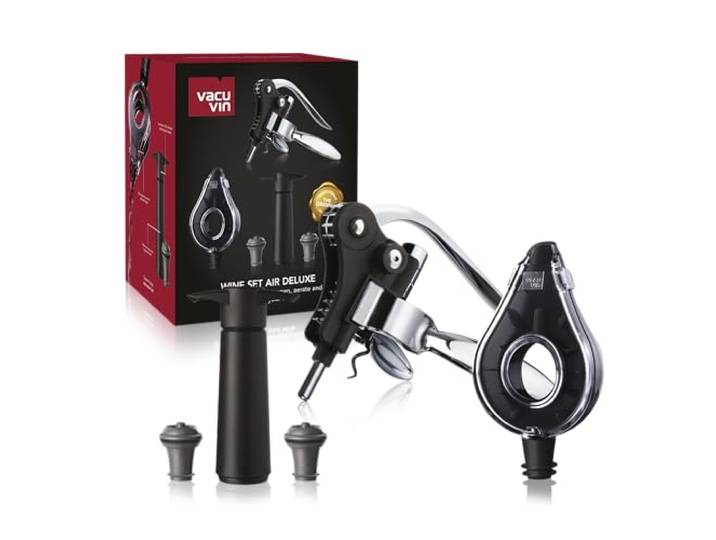 Vacu Vin Ensemble d'accessoires pour le vin Air Deluxe Lot de 5
