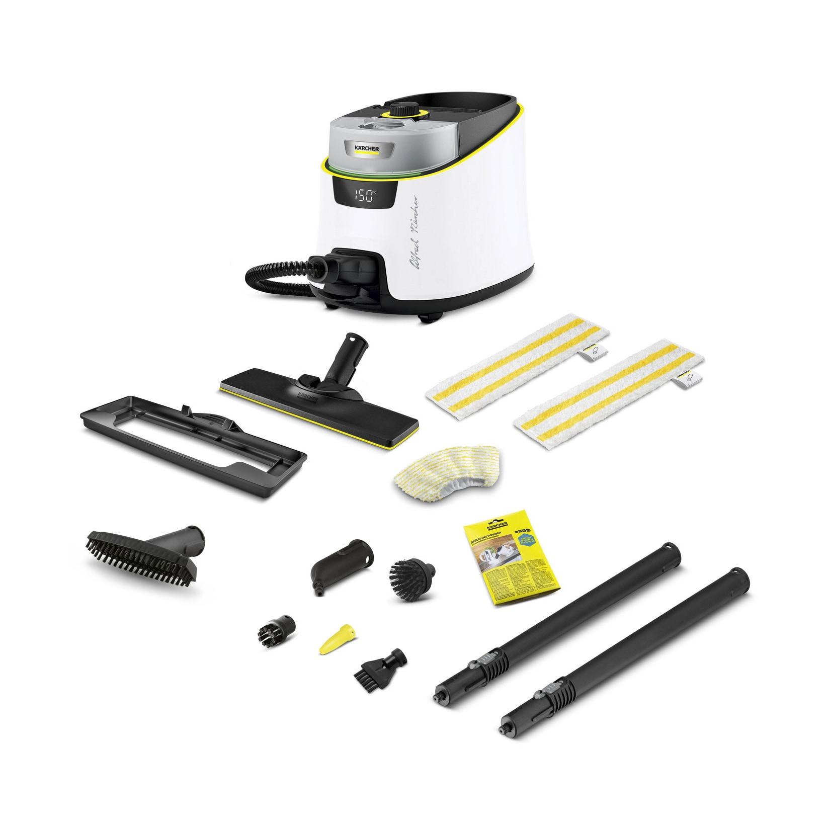 KÄRCHER SC 5 Deluxe Dampfreiniger (Wassertank jederzeit befüllbar, Verwendung für Fliesen, Parkett, Hartböden, Teppich)